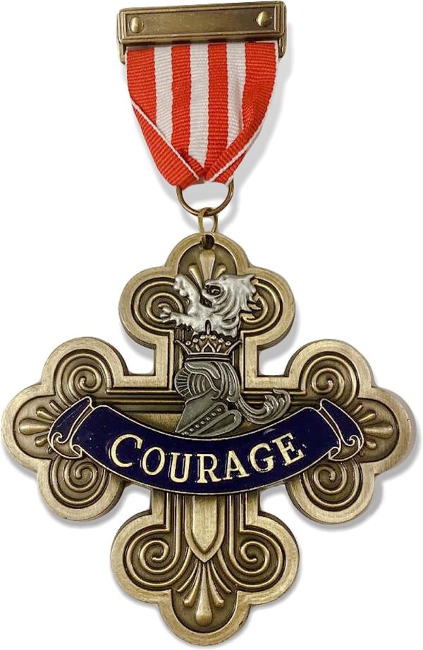 Courage Lion Medal Badge – Magic Vision LLC